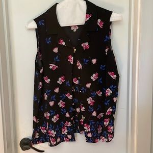 Tell me he’ll figure dress top floral print